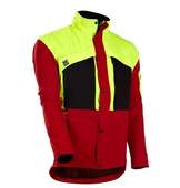 Forstjacke Strongo Flex Rot Gelb Forstjacke Strongo Flex Rot Gelb