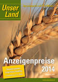 Unser Land Anzeigenpreise &copy;RWA