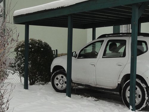 Carport Aus Holz Schützt Auto Motorrad Und Fahrrad