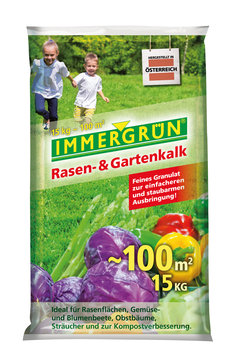 IMMERGRÜN Rasen- und Gartenkalk, 15 kg | Bau & Gartenmarkt | Immergrün